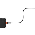 UAG Rugged Kevlar Core USB-C to USB-C Charge/Sync Cable 5ft - Black/Orange-Metal alloy connector housing