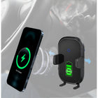 Mighty Mount - Support de chargeur sans fil 15 W, support 2 en 1 pour tableau de bord et grille d'aération-Capacité de réserve de puissance : faites fonctionner la poignée pendant une certaine période, même après l'avoir éteinte