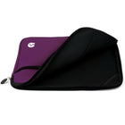 Vangoddy - Housse de protection en néoprène pour ordinateur portable 13" avec poche supplémentaire - Violet-Poche avant zippée pratique pour accessoires comme chargeurs souris ou stylos