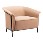 Zuo Burry Accent Chair - Tan-Assembly not required