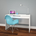 Nexera Arobas 1-Drawer Home Office Desk - White-Designed and made in Canada with CARB II/FSC Certified particle board and MDF materials.  Ships in 24-48H from order date. Assembly required