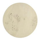 Modway Cosmos 16" Round Burl Wood Side Table - Bleached Burl-No Assembly