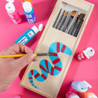 Mont Marte Crafters Colour Acrylic Paint 21-Piece Set - Assorted Colours-Suitable for paper, card, wood, MDF, plaster, clay, styrene and canvas for decor, DIY and general craft work
