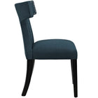 Modway Curve Fabric Dining Chair - Azure-Dense Foam Padding