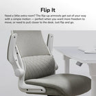 COUGAR Stryder Office Chair with Lumbar Support & Flip-Up Armrests - Black-Noiseless Mobility: The caster spoke sleeves reduce friction and eliminate unwanted noise, allowing the chair to glide smoothly and quietly across all floor types