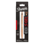 Sharpie - S-Gel stylo gel Rétractable avec 1 recharge d'encre en prime, corps métallique cuivré, pointe moyenne (0,7 mm), encre noire-Le corps cuivré distingué offre une apparence de première qualité et une sensation d’équilibre