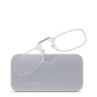 ThinOptics 1.0 Claire Lecteur avec Pod Blanc Universel - Claire-Le produit comprend les lunettes de lecture ThinOptics et l'étui universel avec un adhésif sans résidu à coller sur votre téléphone / étui ou toute autre surface dure et plate