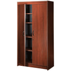 Heartwood Star 72" H Storage Cabinet - Cayenne Cherry-Including one fixed shelf and three adjustable shelves