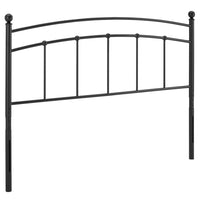 Modway Abigail Metal Twin Headboard - Black-Metal Twin Headboard