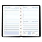 Staples 2027 Daily Planner - 5-3/4" H x 8-3/8" W - Assorted - Bilingual-Weekday appointment schedule from 7:00 am to 6:30 pm in half-hour intervals, Saturday and Sunday split page, notes section on bottom of both pages