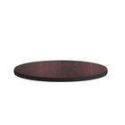 Flash Furniture 24" Round Table Top with Black or Mahogany Reversible Laminate Top-High Impact Melamine Core