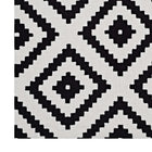 Modway Alika Abstract Diamond Trellis Area Rug - 8 ft W x 10 ft L - Black/White-100% Polyester Microfiber