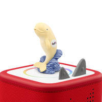 tonies Raffi Tonie Figurine-Tracklist: 1. Let's Play 2. Kitchen Sing Sing 3. Bananaphone 4. Shake a Toe 5. Shake My Sillies Out 6. Willoughby Wallaby Woo 7. Bumping Up and Down 8. Down By the Bay 9. Baby Beluga 10. Biscuits in the Oven 11. Bathtime 12. Brush Your Teeth 13. Mr. Sun 14. Peanut Butter Sandwich 15. The More We Get Together 16. Owl Singalong 17. De Colores 18. Apples and Bananas 19. Anansi 20. Love Bug 21. Rise and Shine 22. One Light, One Sun Total Run Time: Approx. 46 minutes