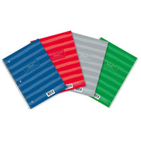 1-Subject Notebook - 10-1/2" H x 8" W - 80 Pages - Assorted Colour-1 Subject Notebook: Ideal for individual classes, projects, or meeting notes, helping keep subjects organized and easy to manage. 