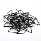 JAM Paper Colourful Butterfly Clips - Black - 15 Pack-Clamps are fashioned from high quality Steel Wire and have a shiny colourful finish | 75 sheet capacity.