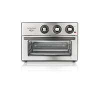 Hamilton Beach 6-Slice Toaster Oven - Stainless Steel-Faster, even air frying: the air fry function circulates air around food for faster, even cooking with less oil. You’ll be able to achieve the crispy finish you love on every kind of food
