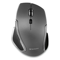 Verbatim Notebook 6-Button Deluxe LED Wireless Mouse - Black-Verbatim Wireless 6-button Deluxe mice feature Blue LED technology, allowing users to navigate on virtually any surface from a glass tabletop to granite countertop.