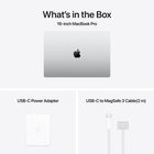 Apple 16" MacBook Pro - M4 Pro - 512 GB SSD - 48 GB Unified Memory - Silver - English-Connect it all:  The 16-inch MacBook Pro features three Thunderbolt 5 ports, a MagSafe 3 charging port, SDXC card slot, HDMI port and headphone jack. And it supports up to two external displays with M4 Pro