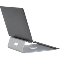 Mount-It! Ergonomic Tilted Laptop Riser - Silver-MI-7273 is compatible with laptops from 11" - 15"