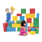 Teacher Created Resources Easy-Stack Cardboard Blocks - 24 Piece Set-Smooth surfaces allow for easy cleaning and sanitizing