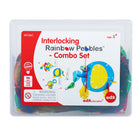 edxeducation - Ensemble de galets arc-en-ciel imbriqués - Ensemble de 96-Les enfants sont fascinés par ces galets lisses, translucides et colorés