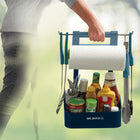 Mr. Bar-B-Q Barbecue Serving Caddy-Hang Your Tools from the Adjustable Hooks
