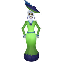 GEMMY Airblown Inflatable Halloween DOD Female - 84"-Lights up with bright, energy-efficient LED light