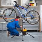 HOMCOM Height Adjustable Bike Repair Stand-Stable and sturdy bike repair work stand with 2 pivots