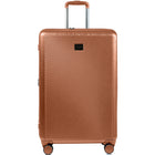 CHAMPS Luggage Iconic II 3-Piece Hardside 8-Wheeled Expandable Luggage Set - Rose Gold-TSA locks on all 3 pcs