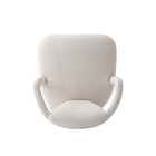 Manhattan Comfort Palmer 22.8" Mid-Century Modern Tweed Upholstered Dining Armchair - Ivory - Set of 2-30 Day Limited Manufacturer's Warranty