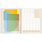 Cambridge 2027 Workstyle Balance Large Weekly/ Monthly Planner - 11-1/4" x 9" - Bilingual-One month per 2 page spread has open daily blocks and weekly notes sections