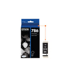 Epson T786 Ink Cartridge - Standard Capacity - Black-Worry-free handling - smudge, fade and water resistant prints 