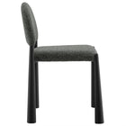 Modway Hayley Upholstered Fabric Dining Side Chair - Black/Anthracite-Fully Assembled