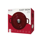 Maxwell & Williams Cast Iron Covered Casserole - 4L - Merlot-Stove to Oven convenience, safe up to 200 degrees celsius