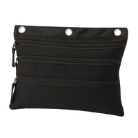 Merangue - Pochette à classeur en néoprène à triple fermeture éclair-Pochette à 3 anneaux