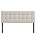 Modway Emily Fabric Upholstered Queen Size Headboard - Linen-Assembly Required