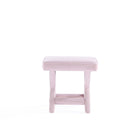 Manhattan Comfort - Abigail banc ottoman capitonné en velours style milieu du siècle 20,47" - rose-20,47 po L x 22 po l x 19,48 po H