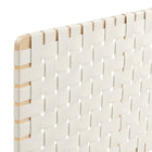 Modway - Sparta Weave Tête de lit complète murale en cuir végétalien - Beige naturel-Clavier en bois français