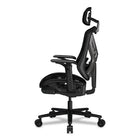 COUGAR Speeder Mesh Reclining & Tilting Chair with Retractable Footrest - Black-Retractable Footrest: Allows you to put your feet up for added leg support, enhancing comfort during long hours of use