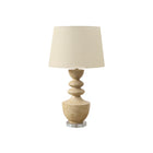 Monarch Specialties 28" H Transitional Table Lamp - Beige Resin / Beige Shade-This 28"h table lamp features a stylish beige resin base supported on a clear acrylic base and topped with a soft beige fabric shade, serving as a chic accent lighting piece for transitional decors, making it perfect for fashionable living rooms, bedrooms, or home offices