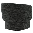 Modway - Muse Tissu Boucle Chaise d’accent en tonneau - Charbon de bois-Arrivée entièrement assemblée