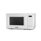 Commercial Chef 0.7 cu ft. 700W Countertop Microwave - White-10 Power Levels: Our stainless steel compact microwave (17.1" x 12.6" x 10.0") has 10 outstanding heating settings, including Time Cook, Weight Defrost, Time Defrost, Express Cook, and more!