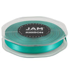 JAM Paper Double Faced Satin Ribbon - 3/8" W x 25 yd. - Teal Blue-Our ribbon is made from the highest quality double-faced satin, which features a slightly shiny, yet smooth finish