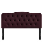 Modway Annabel Stain-Resistant Performance Velvet Full Headboard - Mulberry-Assembly Required