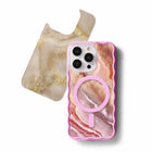 Ideal of Sweden Print Pack for iPhone 17 Air - Blush Pink Marble-Does not interfere with MagSafe or wireless charging