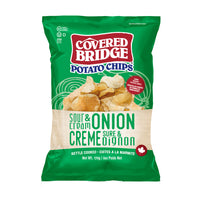 Covered Bridge Chips - Sour Cream & Onion  - 170g-170 g bag