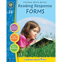 eBook: Reading Response Forms - (PDF version - 1-User Download) - ISBN 978-1-55319-400-2 - Grade 5 - 6-You will receive two emails: one confirming your entire order, and one with a "Download Software" buttonYou can download immediately or return to your email to download later