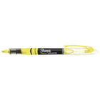 Sharpie Liquid Chisel Tip Pen-Style Highlighters - Yellow - 12 Pack-Pigmented fluorescent ink is more vibrant than traditional highlighter ink