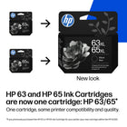 HP 63XL/65XL B7RT5AN Ink Cartridge - High Yield - Black-Compatible with HP DeskJet series, HP ENVY series, HP OfficeJet series
