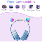 MyBat Pro Katchy Kitty Wireless Headset - Blue-This version supports profiles such as A2DP, AVRCP, HFP, and more, ensuring compatibility with a wide range of devices